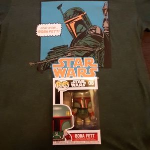 Star Wats  Boba Fett T-shirt & POP